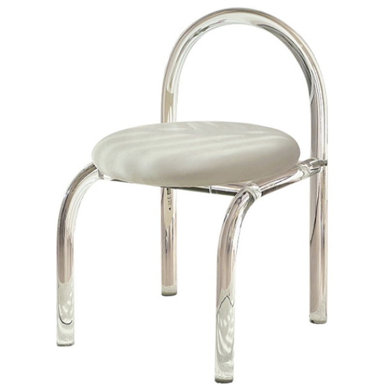 Дизайнерский Стул с ножками из прозрачного Акрила Princesa cristal Chair Прозрачный Белый Дизайнерский Стул с ножками из прозрачного Акрила Princesa cristal Chair Прозрачный Белый в Грозном | Loft Concept