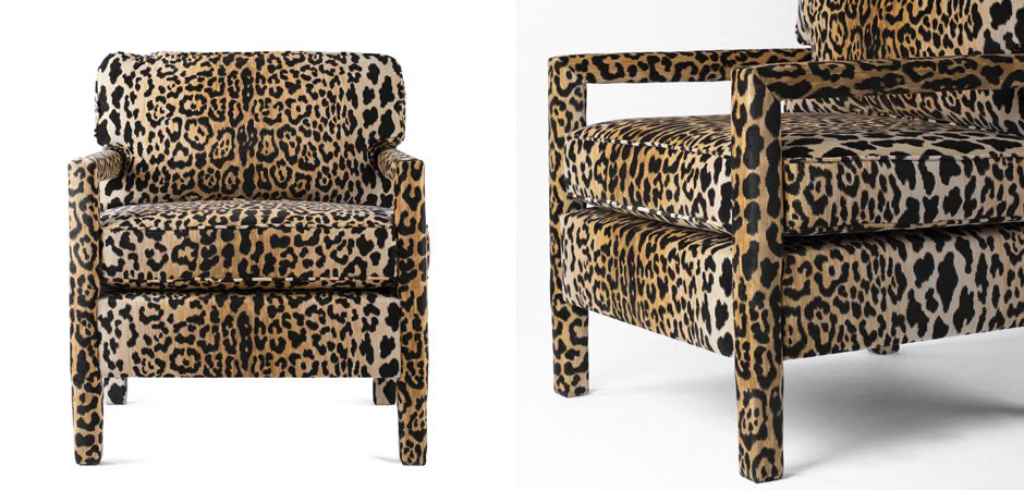 Кресло Leopard Parsons Chair Кресло Leopard Parsons Chair - Loft-Concept в Грозном