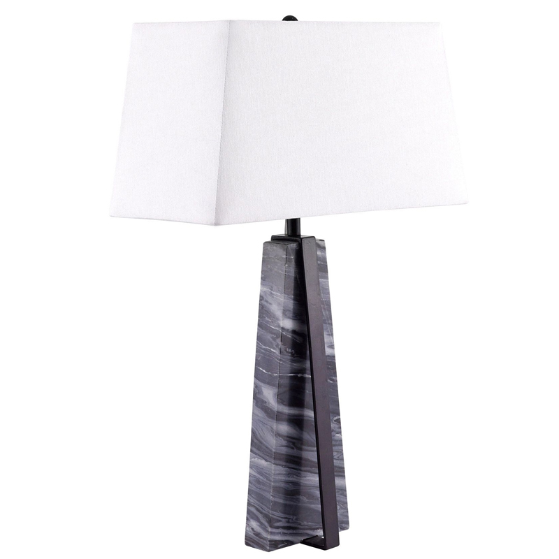 Дизайнерская настольная лампа MARTANA LAMP Белый Черный Серый Дизайнерская настольная лампа MARTANA LAMP Белый Черный Серый в Грозном | Loft Concept
