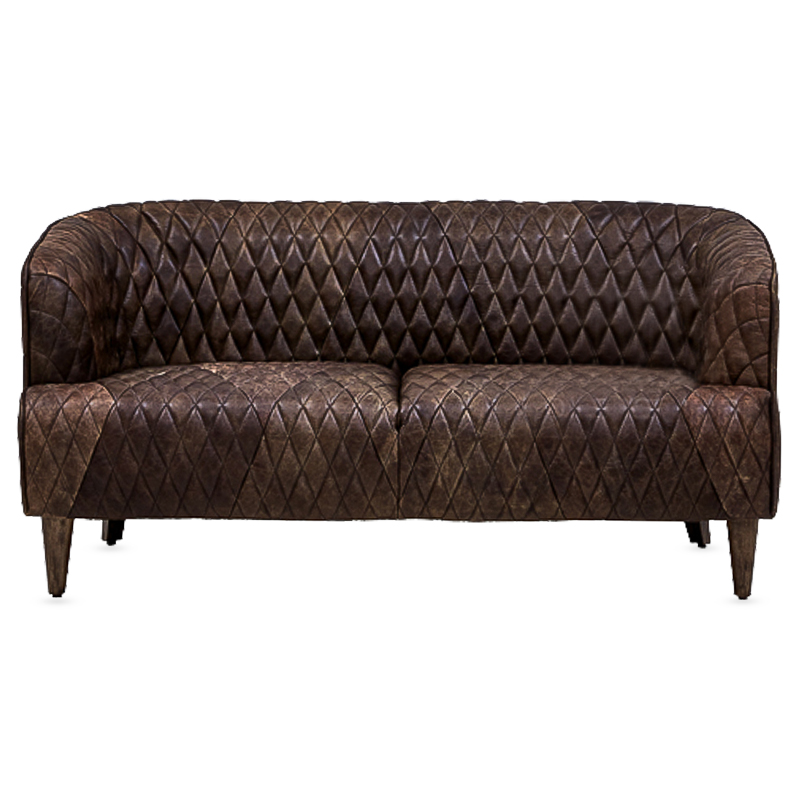 Диван Rhombuses Upholstery Sofa Коричневый Диван Rhombuses Upholstery Sofa Коричневый в Грозном | Loft Concept