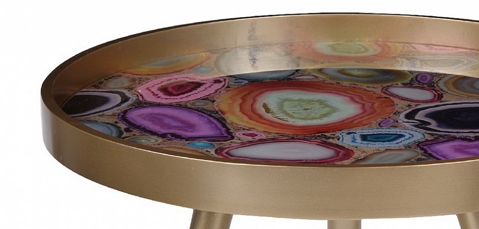 Журнальный стол Purple agate Журнальный стол Purple agate - Loft-Concept в Грозном
