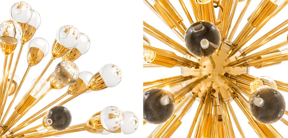 Люстра Chandelier Antares L Gold Люстра Chandelier Antares L Gold - Loft-Concept в Грозном