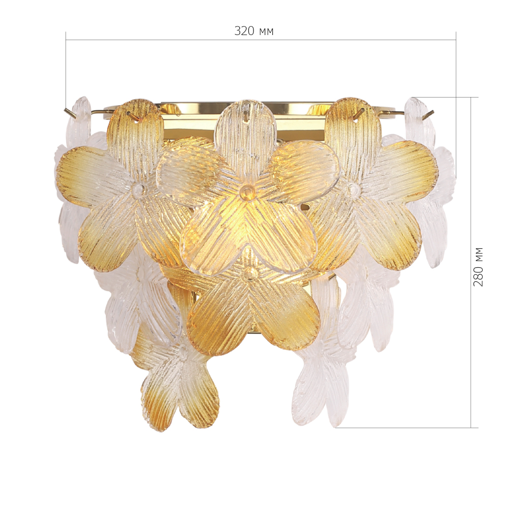 Бра с цветочными мотивами Light Floral Glow в Грозном