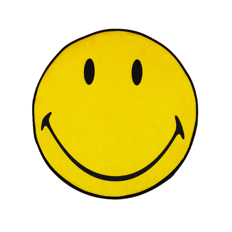 Подушка Seletti Classic Smiley Желтый Черный Подушка Seletti Classic Smiley Желтый Черный в Грозном | Loft Concept
