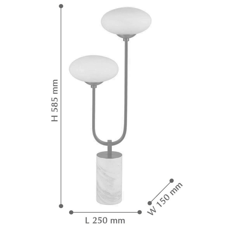 Oval Balls Mushrooms Table Lamp Silver Oval Balls Mushrooms Table Lamp Silver в Грозном