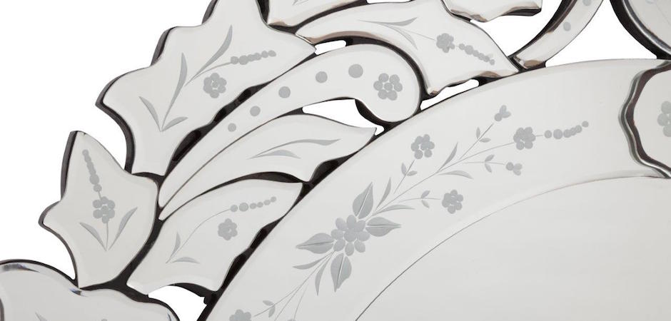 Зеркало Silver Plate Venetian Mirror Зеркало Silver Plate Venetian Mirror - Loft-Concept в Грозном