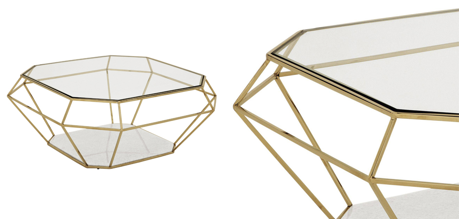 Кофейный стол Eichholtz Coffee Table Asscher Кофейный стол Eichholtz Coffee Table Asscher - Loft-Concept в Грозном