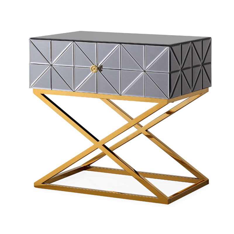 Приставной столик Mirrored Furniture Золотой Приставной столик Mirrored Furniture Золотой в Грозном | Loft Concept
