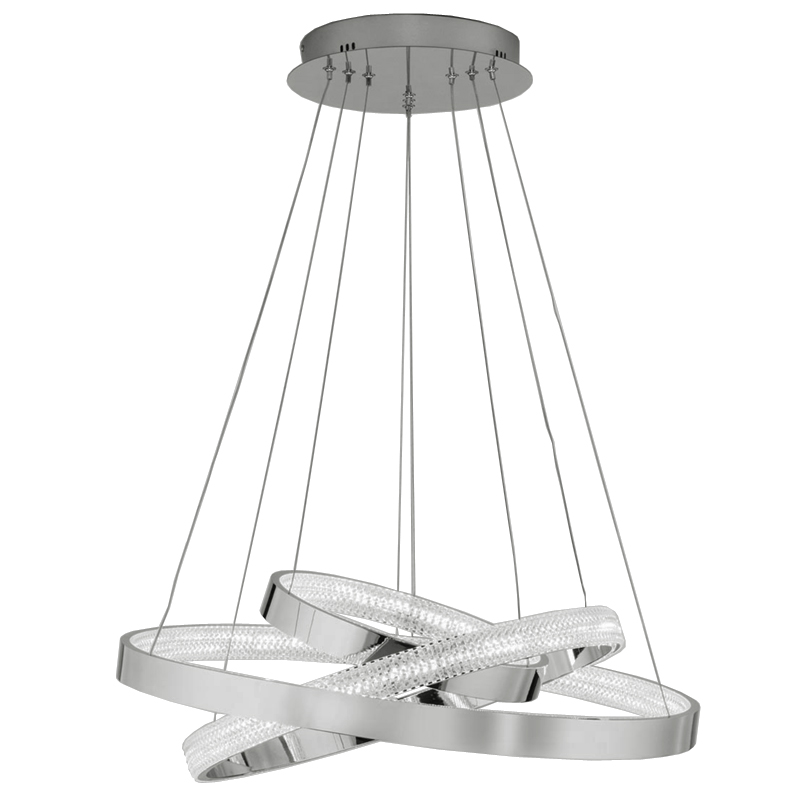 Люстра ORACLE 3 Rings Silver Хром Люстра ORACLE 3 Rings Silver Хром в Грозном | Loft Concept