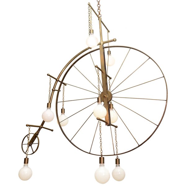 Люстра Large Bicycle Chandelier Люстра Large Bicycle Chandelier в Грозном | Loft Concept