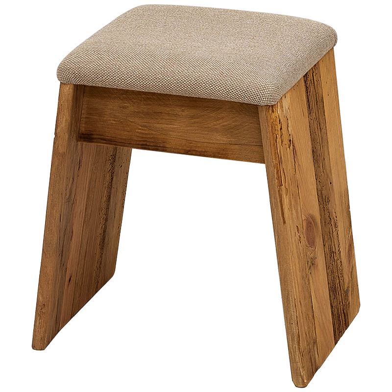 Пуф деревянный Aime Wood Pouf Древесина Бежево-серый Пуф деревянный Aime Wood Pouf Древесина Бежево-серый в Грозном | Loft Concept