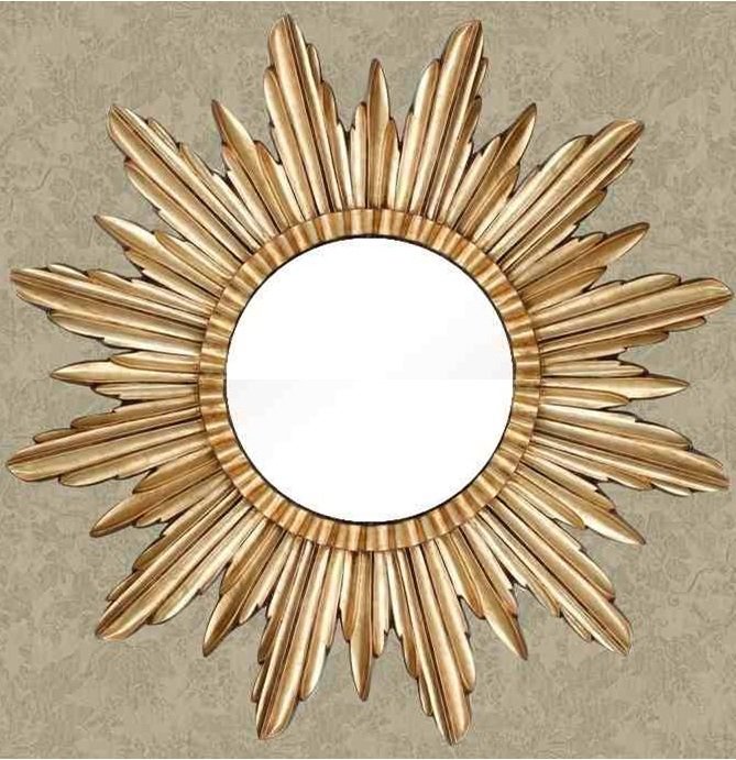 Зеркало Antiques sun Серебряный Золотой Зеркало Antiques sun Серебряный Золотой в Грозном | Loft Concept