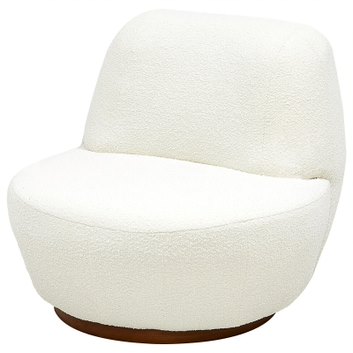 Кресло Raoul Chair Boucle Белый Кресло Raoul Chair Boucle Белый в Грозном | Loft Concept