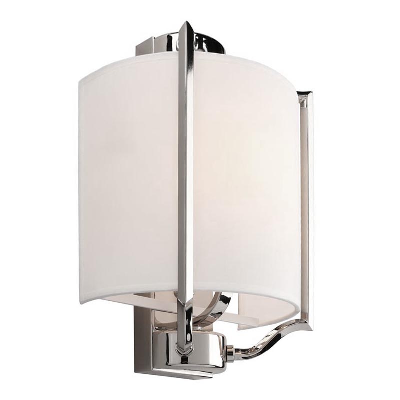 Бра Mandeville Sconce Белый Хром в Грозном | Loft Concept 