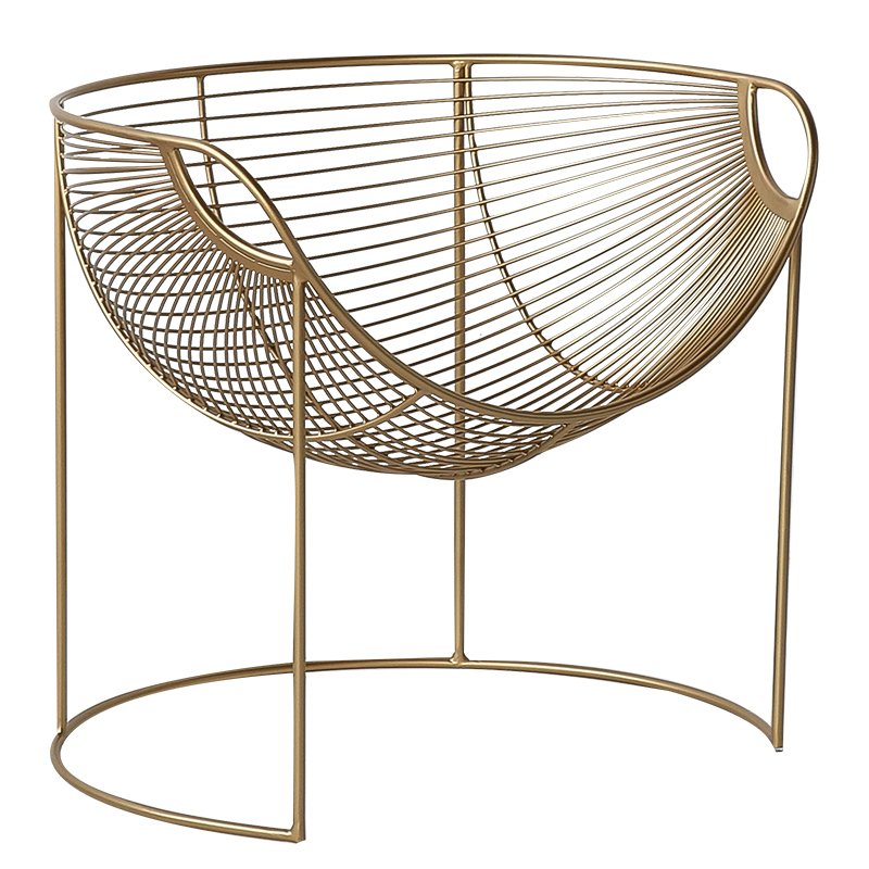 Стул Rods sphere gold матовое золото Стул Rods sphere gold матовое золото в Грозном | Loft Concept