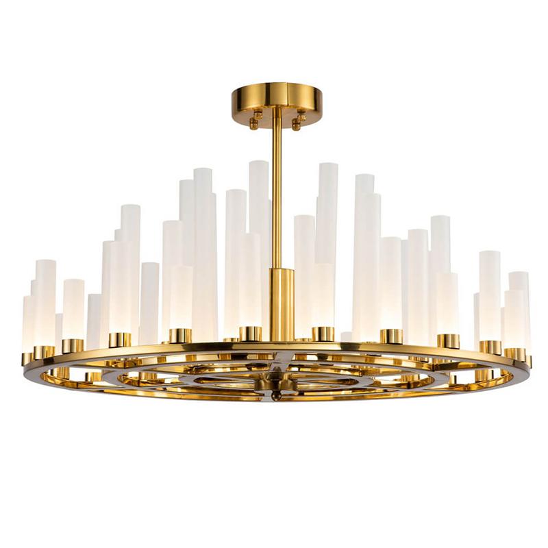 Люстра Candlestick Chandelier Глянцевое золото Люстра Candlestick Chandelier Глянцевое золото в Грозном | Loft Concept