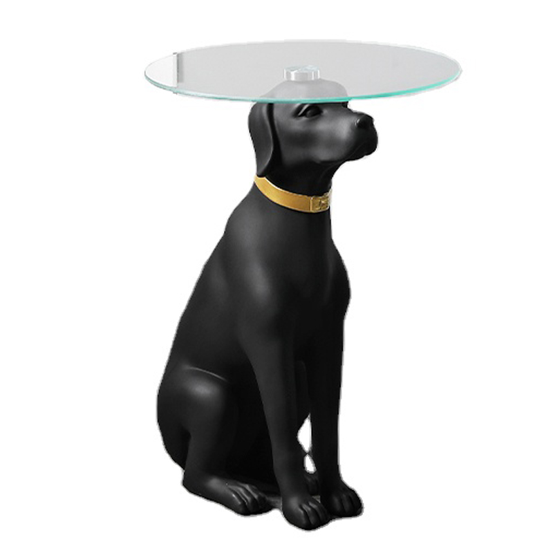 Приставной стол Black Dog Table Черный в Грозном | Loft Concept 