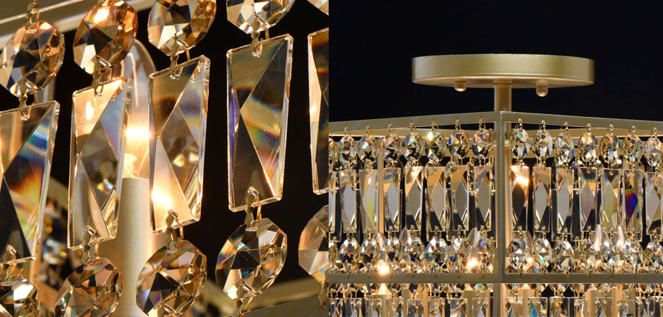 Потолочный светильник Crystal Inserts Lamp amber 6 Потолочный светильник Crystal Inserts Lamp amber 6 - Loft-Concept в Грозном