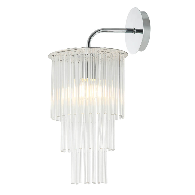 Бра Harrison Sconce chrome Хром Прозрачный Бра Harrison Sconce chrome Хром Прозрачный в Грозном | Loft Concept