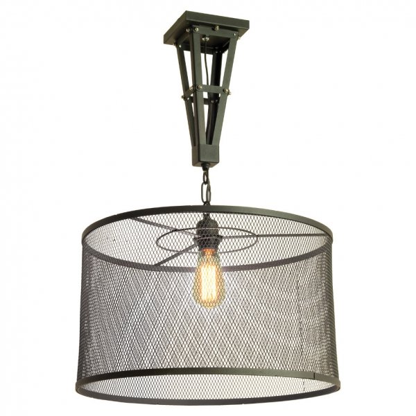 Подвесной светильник Radial Cage Pendant Черный Подвесной светильник Radial Cage Pendant Черный в Грозном | Loft Concept