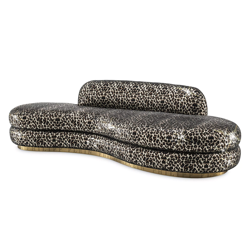 Диван Philipp Plein Sofa Icon Limited Edition Черный ivory ( слоновая кость ) Коричневый Латунь Диван Philipp Plein Sofa Icon Limited Edition Черный ivory ( слоновая кость ) Коричневый Латунь в Грозном | Loft Concept