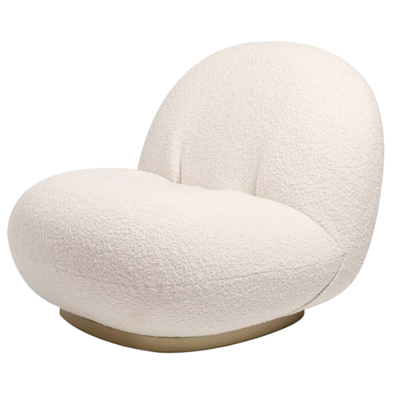 Кресло Pacha lounge chair ivory Молочный Кресло Pacha lounge chair ivory Молочный в Грозном | Loft Concept