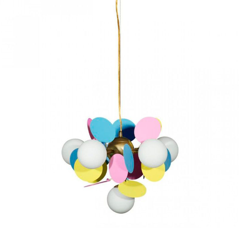 Люстра MATISSE Chandelier multicolor 6 ламп Мульти Золотой Люстра MATISSE Chandelier multicolor 6 ламп Мульти Золотой в Грозном | Loft Concept