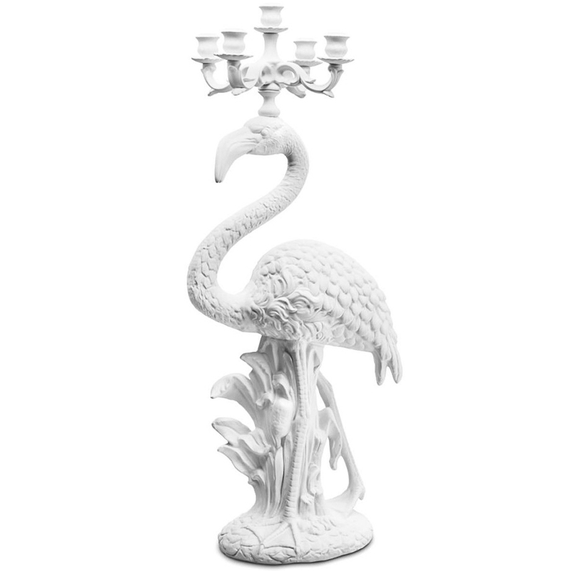 Подсвечник Candleholder Flamingo Bisc. White Белый Подсвечник Candleholder Flamingo Bisc. White Белый в Грозном | Loft Concept
