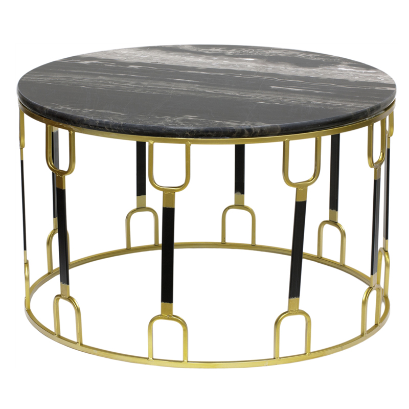 Приставной стол Dorius Side Table black marble Латунь Черный Черный Мрамор Nero Приставной стол Dorius Side Table black marble Латунь Черный Черный Мрамор Nero в Грозном | Loft Concept