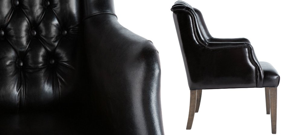 Кресло Leather Elegance Black Кресло Leather Elegance Black - Loft-Concept в Грозном