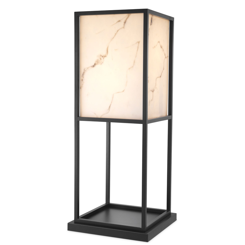 Торшер Eichholtz Floor Lamp Barret Белый Черный Торшер Eichholtz Floor Lamp Barret Белый Черный в Грозном | Loft Concept