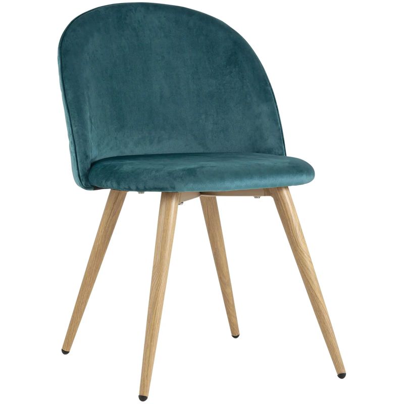 Стул Miruna Chair Спинка Ромбы Синий Велюр Морская синь Древесина Стул Miruna Chair Спинка Ромбы Синий Велюр Морская синь Древесина в Грозном | Loft Concept