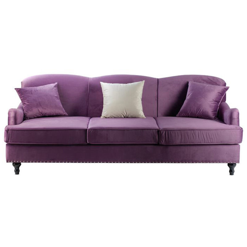 Диван Osbert Sofa Пурпурно-фиолетовый Диван Osbert Sofa Пурпурно-фиолетовый в Грозном | Loft Concept