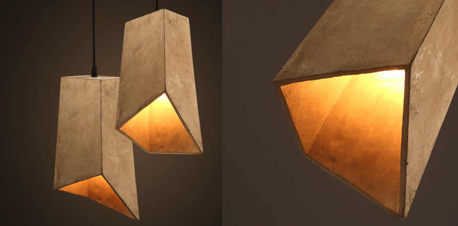 Подвесной светильник Art Concrete Column Подвесной светильник Art Concrete Column - Loft-Concept в Грозном