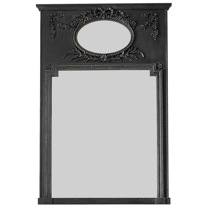 Зеркало Hendrica Mirror Black Винтажный черный Зеркало Hendrica Mirror Black Винтажный черный в Грозном | Loft Concept