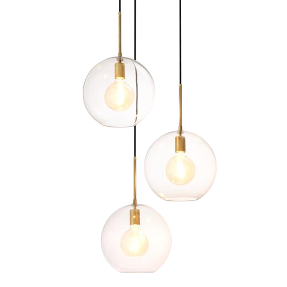 Люстра Chandelier Tango 3 light Латунь Античная полированная Темная бронза Прозрачное Стекло Люстра Chandelier Tango 3 light Латунь Античная полированная Темная бронза Прозрачное Стекло в Грозном | Loft Concept