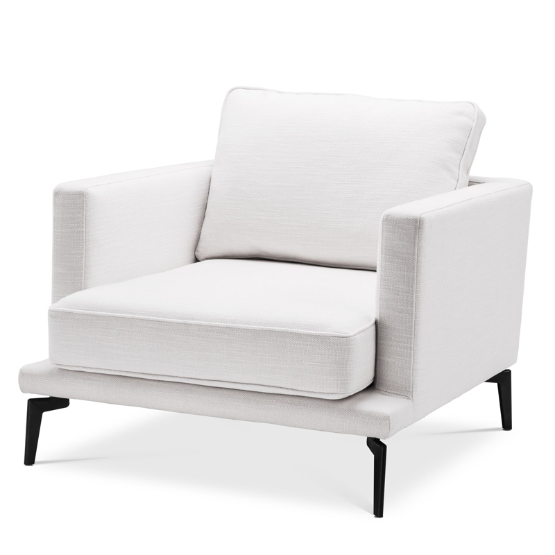 Кресло Eichholtz Chair Avenue 54 Белый Черный Кресло Eichholtz Chair Avenue 54 Белый Черный в Грозном | Loft Concept
