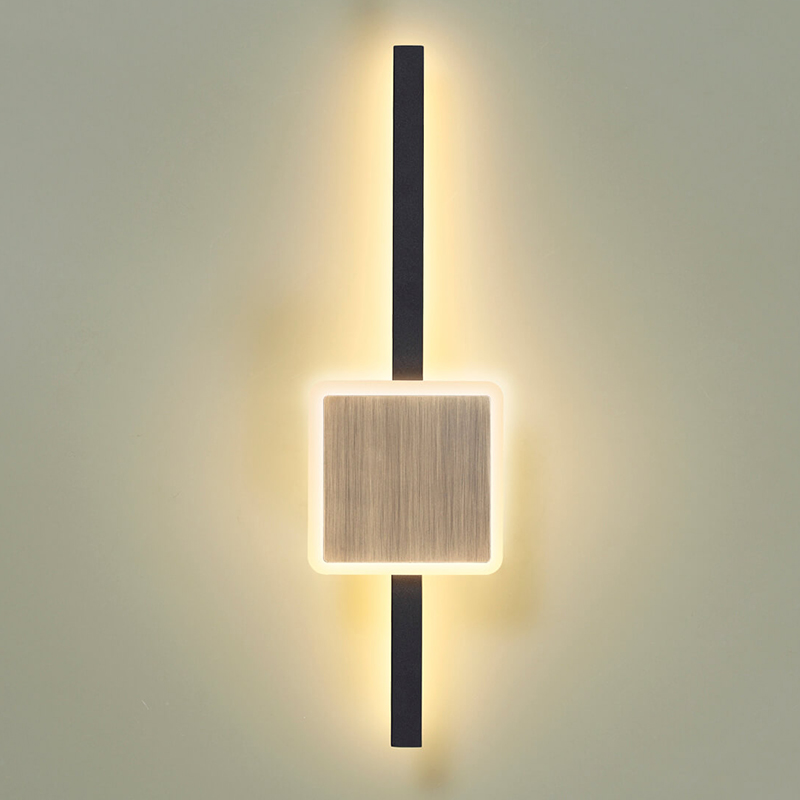 Бра Barrette Square Sconce 40 Черный Античная Бронза Бра Barrette Square Sconce 40 Черный Античная Бронза в Грозном | Loft Concept