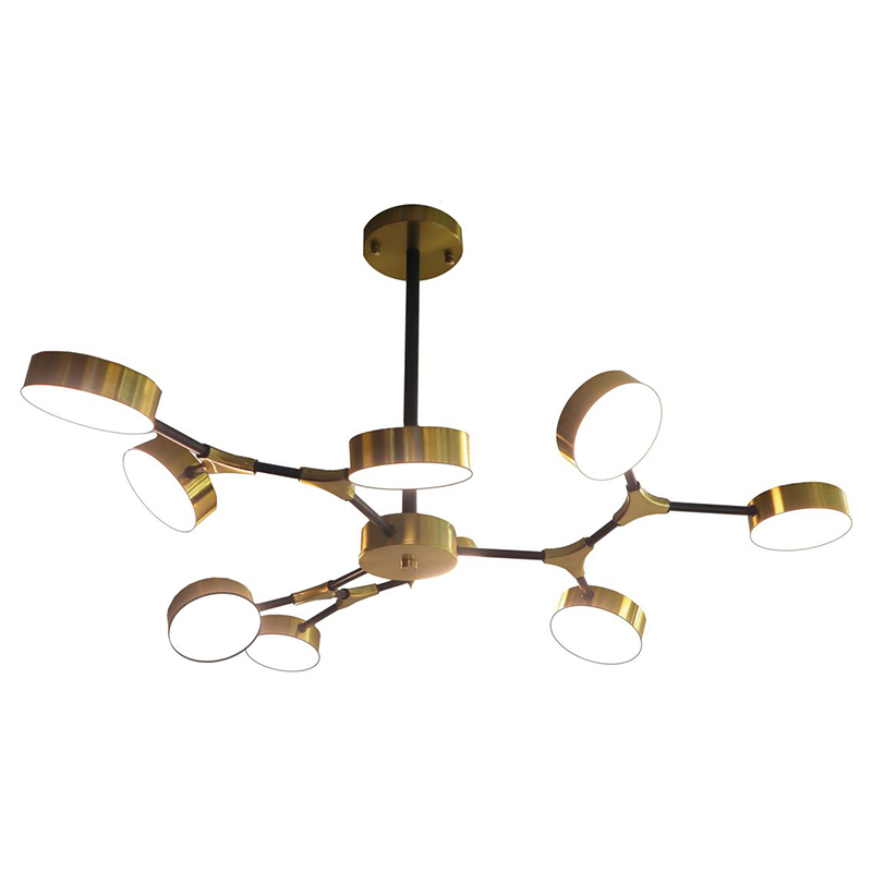 Люстра Maelys Chandelier 9 Золотой Белый Люстра Maelys Chandelier 9 Золотой Белый в Грозном | Loft Concept
