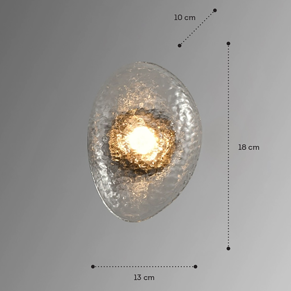 Бра LINDIS FROST LONG WALL 1 лампа Прозрачное стекло в Грозном