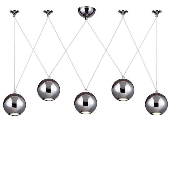 Подвесной светильник Multisphere Pendant Silver 5 Подвесной светильник Multisphere Pendant Silver 5 в Грозном | Loft Concept