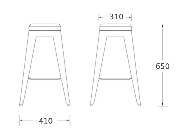 Барный стул Tolix Bar Stool 65 Барный стул Tolix Bar Stool 65 в Грозном
