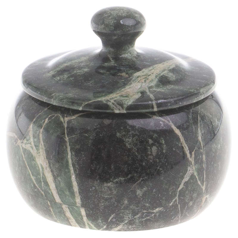Сахарница из натурального камня Змеевик Stone Sugar Bowls Зеленый Сахарница из натурального камня Змеевик Stone Sugar Bowls Зеленый в Грозном | Loft Concept