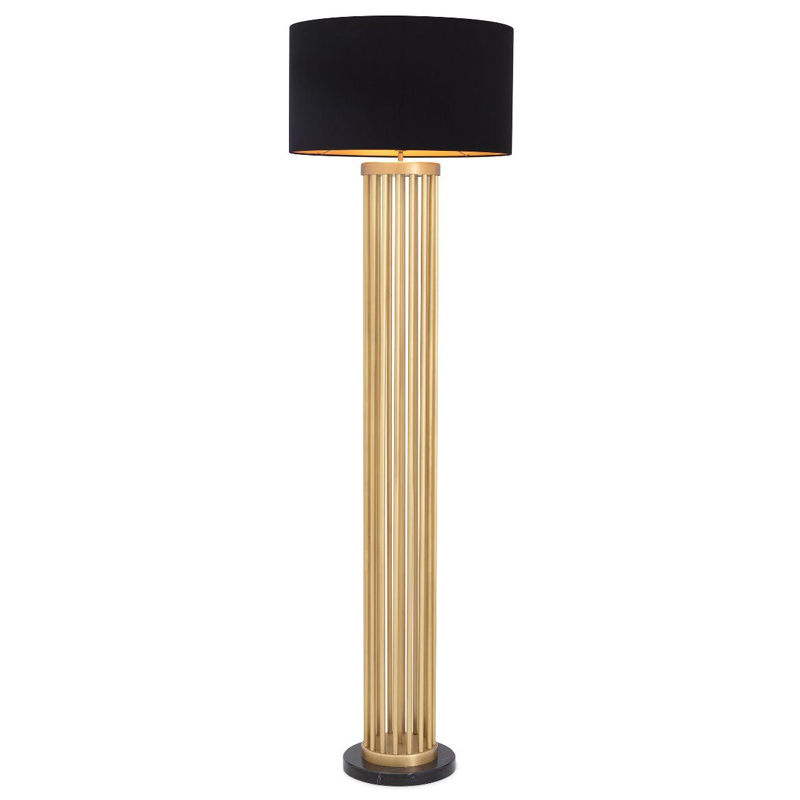 Торшер Eichholtz Floor Lamp Condo Латунь Черный Торшер Eichholtz Floor Lamp Condo Латунь Черный в Грозном | Loft Concept