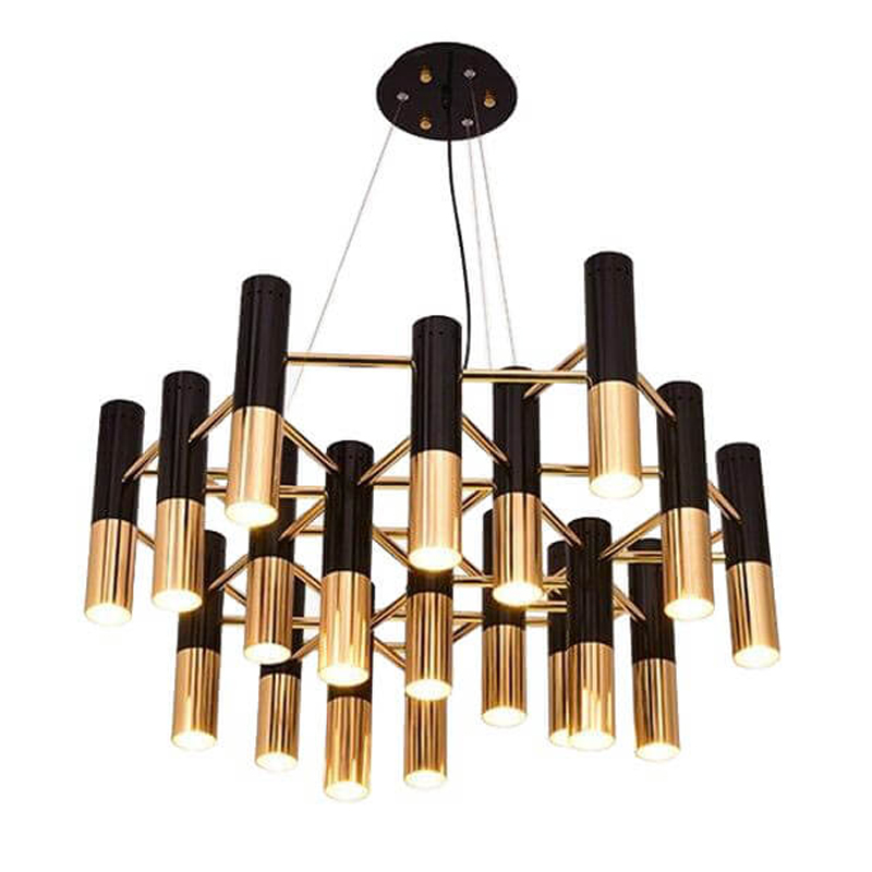 Люстра IKE Delightfull Gold & Black Черный Золотой Люстра IKE Delightfull Gold & Black Черный Золотой в Грозном | Loft Concept