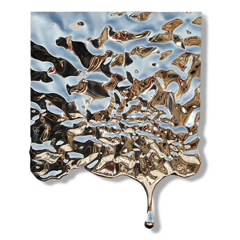 Арт-объект РТУТЬ Abstract Metal Mercury Wave Арт-объект РТУТЬ Abstract Metal Mercury Wave в Грозном | Loft Concept