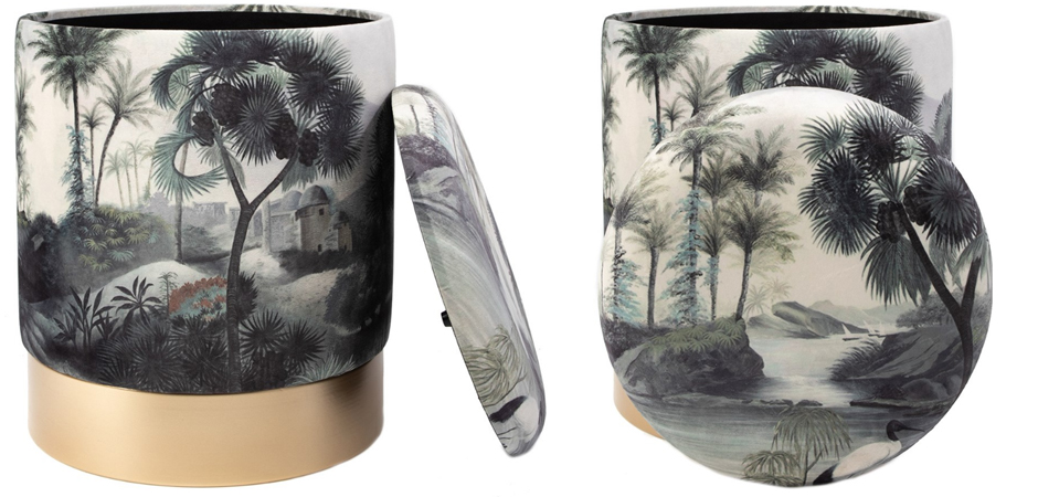 Пуф PUF Jungle Print river&tree - Loft-Concept в Грозном