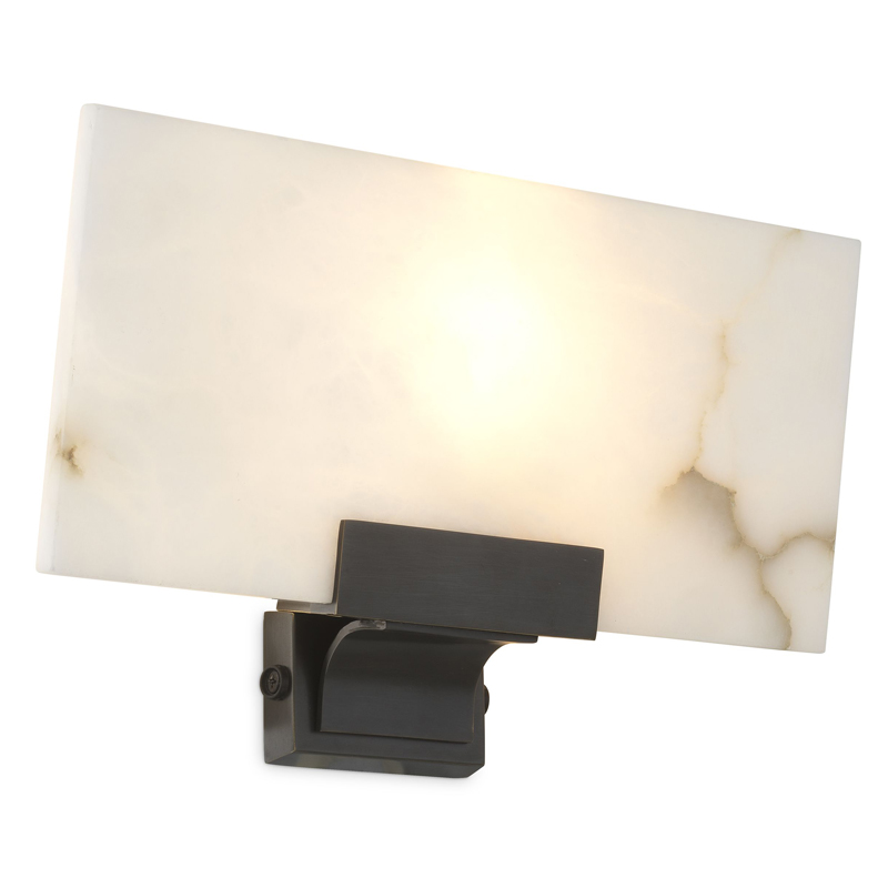 Бра Eichholtz Wall Lamp Zen Темная бронза Белый Бра Eichholtz Wall Lamp Zen Темная бронза Белый в Грозном | Loft Concept