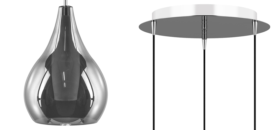 Люстра Candiano Smoke Triple - фото №1