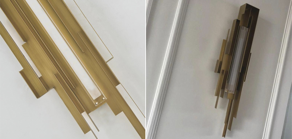 Бра Flowing Metal Sconce Бра Flowing Metal Sconce - Loft-Concept в Грозном